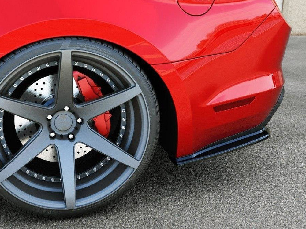 Rear Side Splitters compatible with Ford Mustang Mk6 (2014-17)