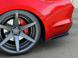 Rear Side Splitters compatible with Ford Mustang Mk6 (2014-17)
