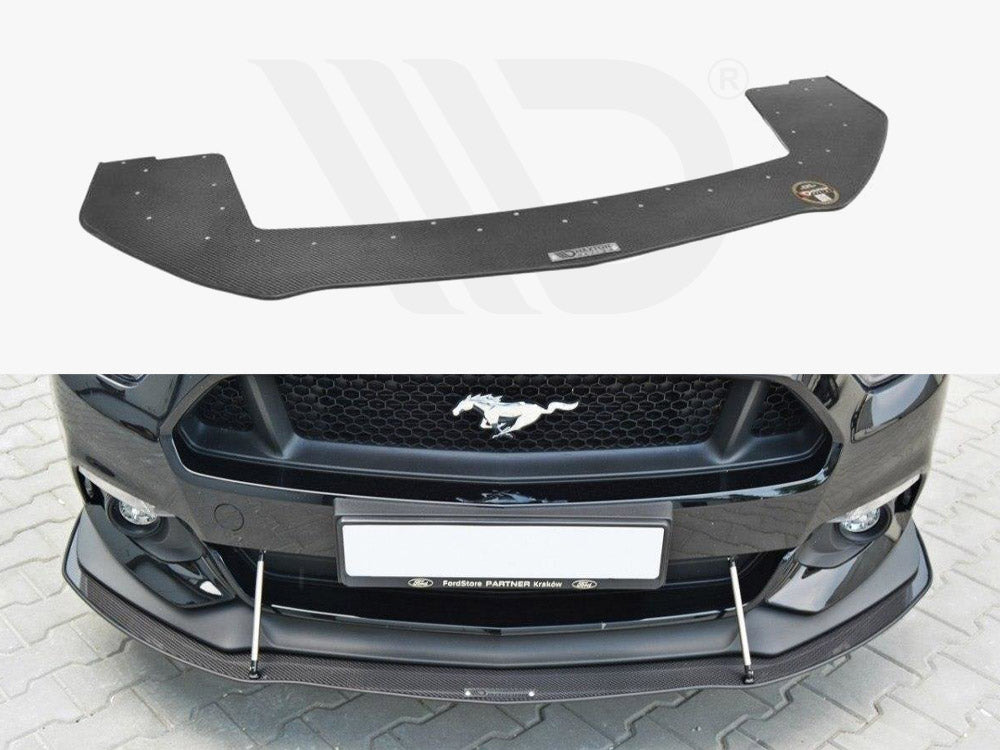 MAXTON DESIGN Front Racing Splitter Ford Mustang Mk6 GT