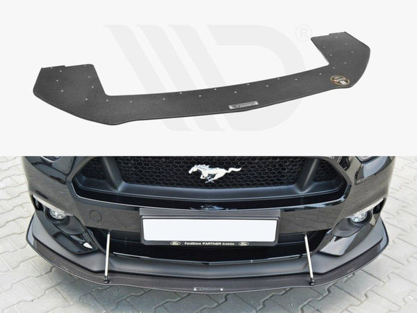 MAXTON DESIGN Front Racing Splitter Ford Mustang Mk6 GT