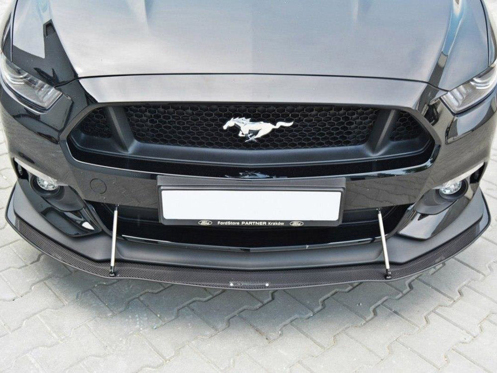 MAXTON DESIGN Front Racing Splitter Ford Mustang Mk6 GT