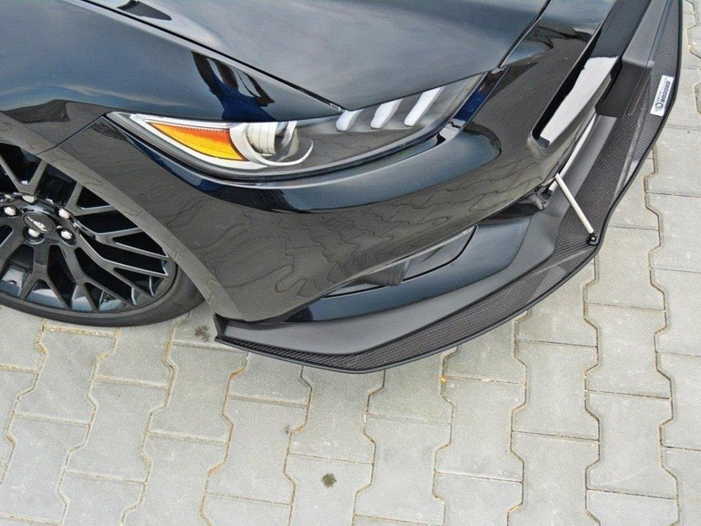 MAXTON DESIGN Front Racing Splitter Ford Mustang Mk6 GT