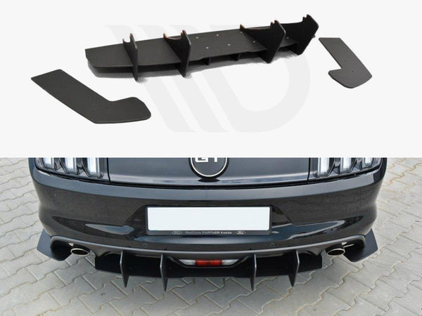 MAXTON DESIGN Ford Mustang MK6 GT - Rear Diffuser (2014-17)