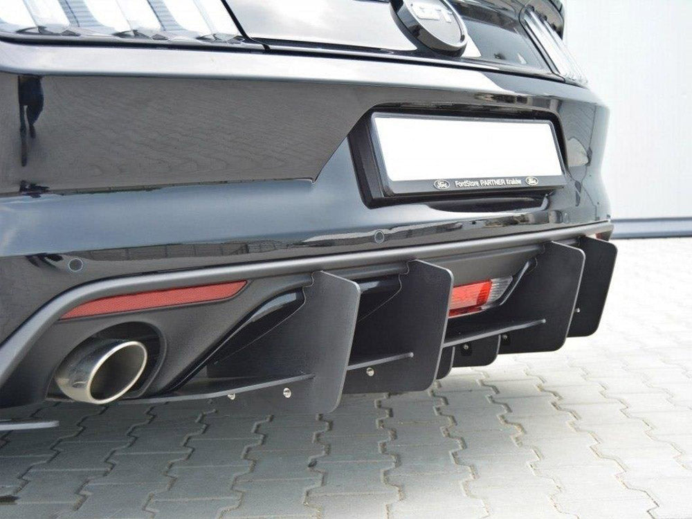 MAXTON DESIGN Ford Mustang MK6 GT - Rear Diffuser (2014-17)