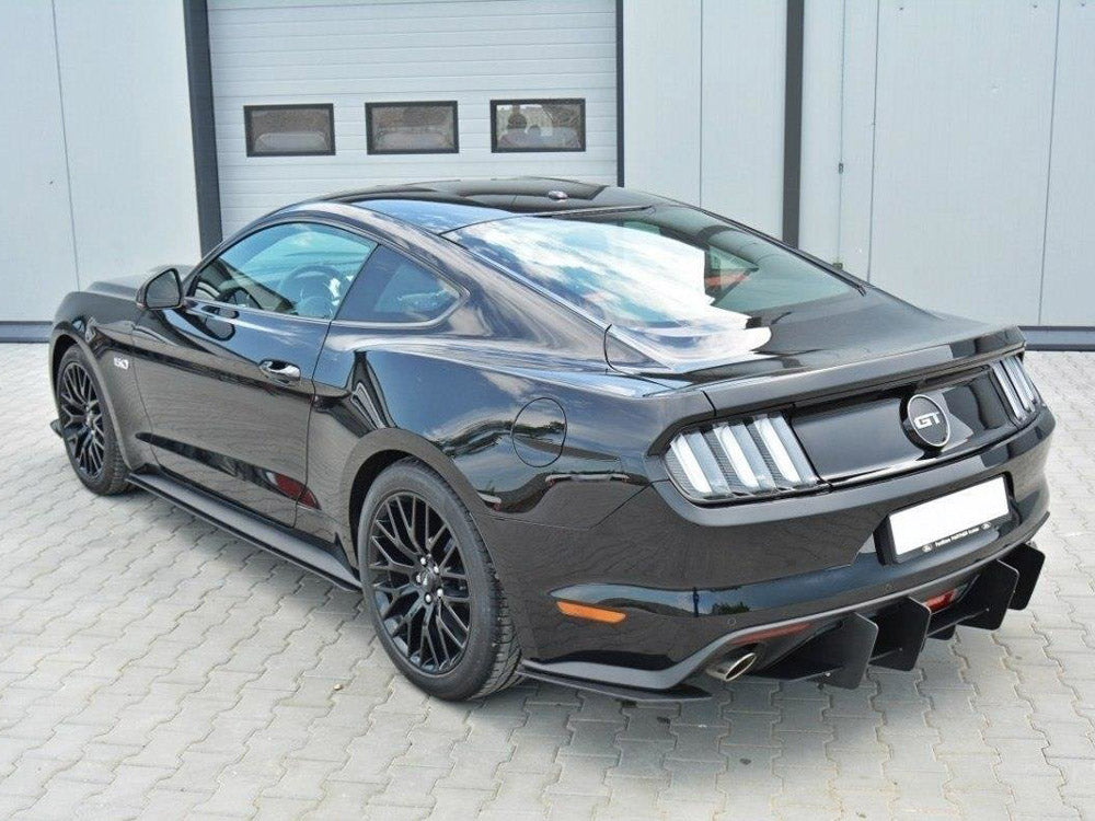 MAXTON DESIGN Ford Mustang MK6 GT - Racing Side Skirts Diffusers (2014-17)