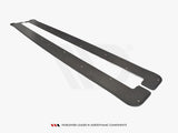 Racing Side Skirts Diffusers compatible with Ford Mustang GT Mk6
