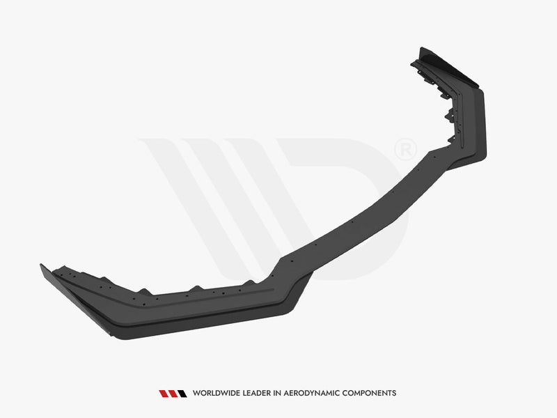 Street PRO Front Splitter V.1 + Flaps Ford Mustang GT Mk6 Facelift (2017-)