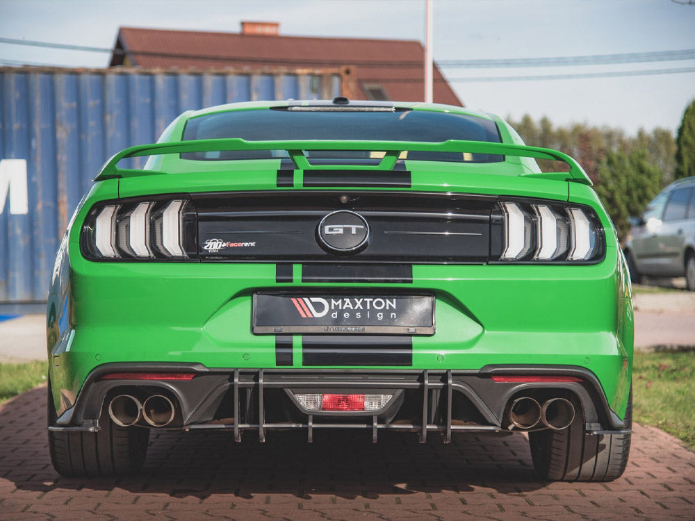 Street PRO Rear Diffuser compatible with Ford Mustang GT Mk6 Facelift - Red