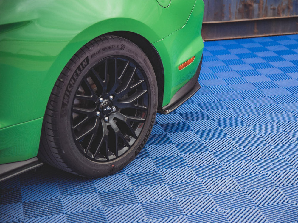 Racing Durability Rear Side Splitters Street PRO V.1 Ford Mustang GT MK6 Facelift (2017-)