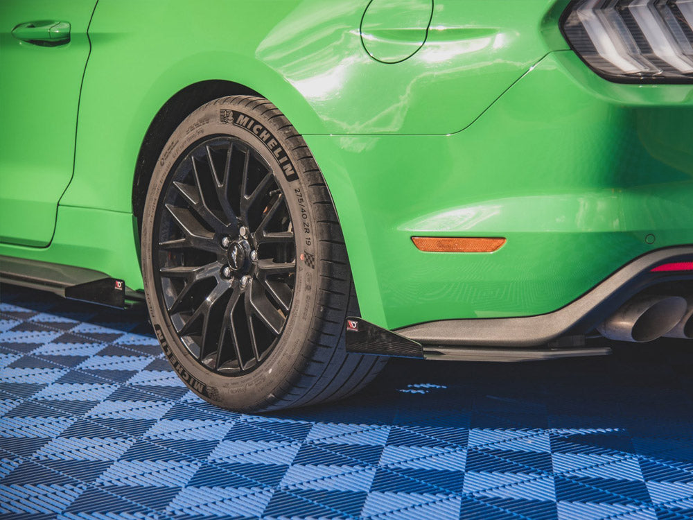 Street PRO Rear Side Splitters V.1 (+flaps) Ford Mustang GT MK6 Facelift (2017-)