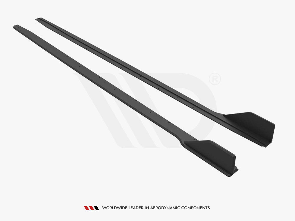 Street PRO Side Skirts Diffusers V.2 Ford Mustang GT MK6 Facelift (2017-)