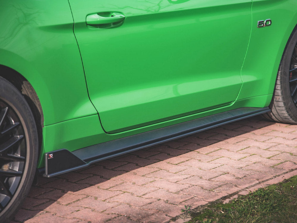 Street PRO Side Skirts Diffusers V.2 compatible with Ford Mustang GT Mk6 Facelift