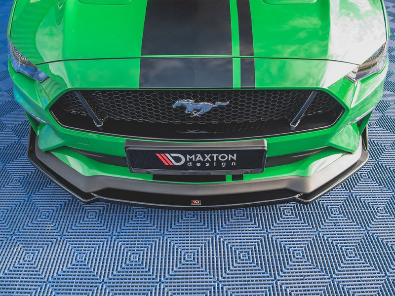 Front Splitter V.2 + Flaps Ford Mustang GT Mk6 Facelift