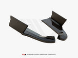 Rear Side Splitters V.1 + Flaps compatible with Ford Mustang GT Mk6 Facelift