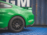 Rear Side Splitters V.1 + Flaps compatible with Ford Mustang GT Mk6 Facelift