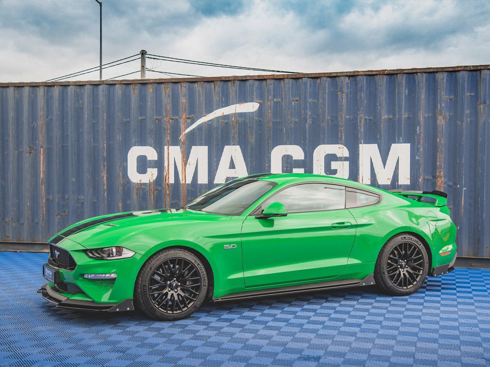 Side Skirts Diffusers + Flaps Ford Mustang GT Mk6 Facelift (2017-)