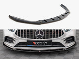 Front Splitter V.4 compatible with Mercedes A35 AMG / AMG Line W177