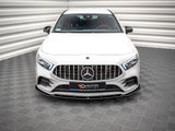 Front Splitter V.4 compatible with Mercedes A35 AMG / AMG Line W177