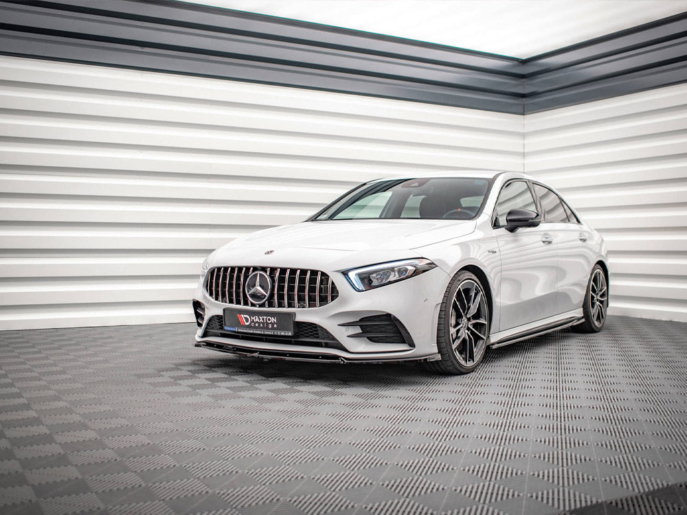 Front Splitter V.4 compatible with Mercedes A35 AMG / AMG Line W177