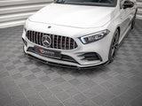 Front Splitter V.4 compatible with Mercedes A35 AMG / AMG Line W177