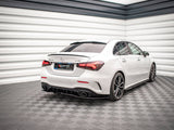 Rear Splitter (Vertical Bars) V.1 compatible with Mercedes A 35 AMG Sedan V177
