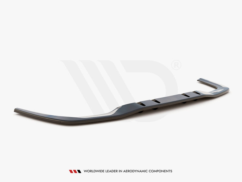 MAXTON DESIGN Central Rear Splitter V.1 (Vertical Bars) Mercedes A 35 AMG Sedan V177