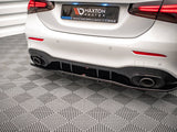 Rear Splitter (Vertical Bars) V.1 compatible with Mercedes A 35 AMG Sedan V177