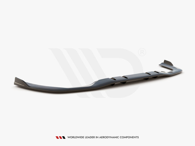 MAXTON DESIGN Central Rear Splitter V.2 (Vertical Bars) Mercedes A 35 AMG Sedan V177