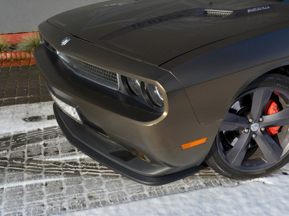MAXTON DESIGN Front Splitter Dodge Challenger MK3 PHASE-1 SRT8 Coupe (2008-14)