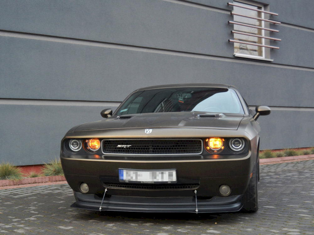 Hybrid Front Splitter V.1 Dodge Challenger 3RD-GEN. Phase-i SRT8 Coupe (2008-14)