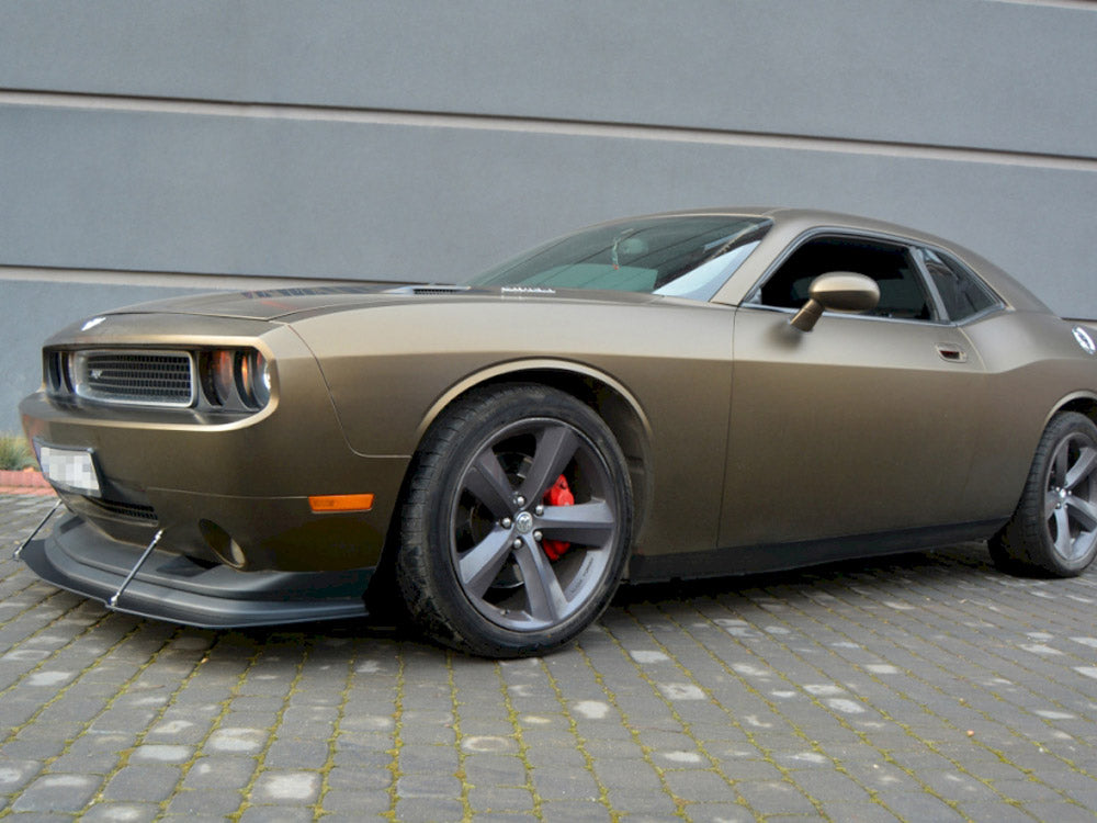 Hybrid Front Splitter V.1 Dodge Challenger 3RD-GEN. Phase-i SRT8 Coupe (2008-14)