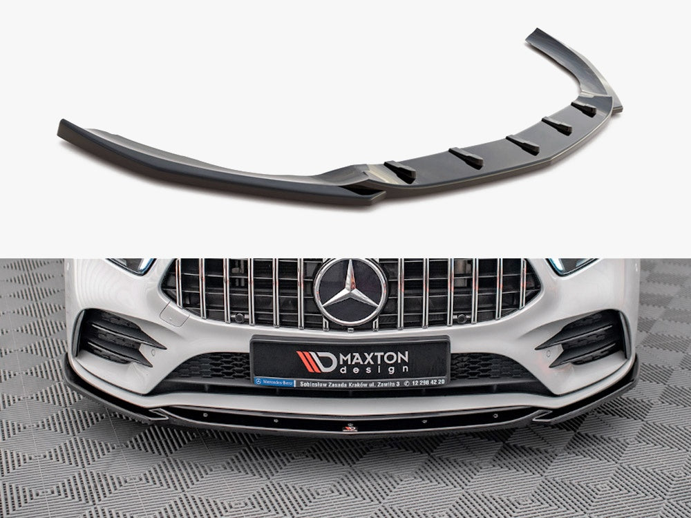 Front Splitter V.5 compatible with Mercedes A35 AMG / AMG Line W177