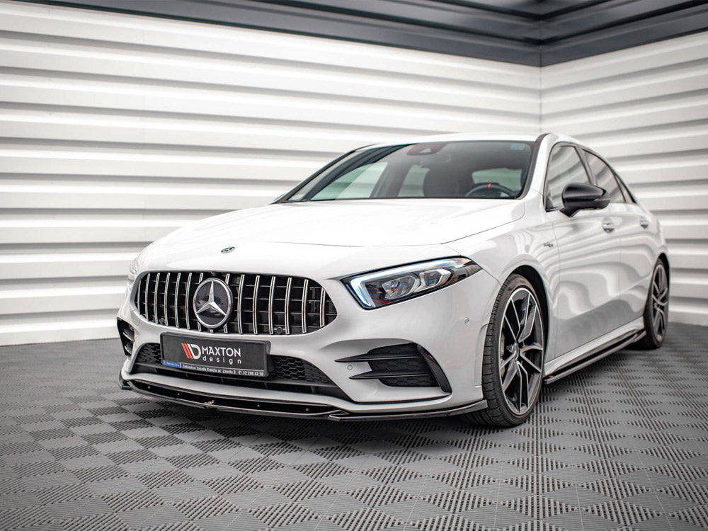 Front Splitter V.5 compatible with Mercedes A35 AMG / AMG Line W177