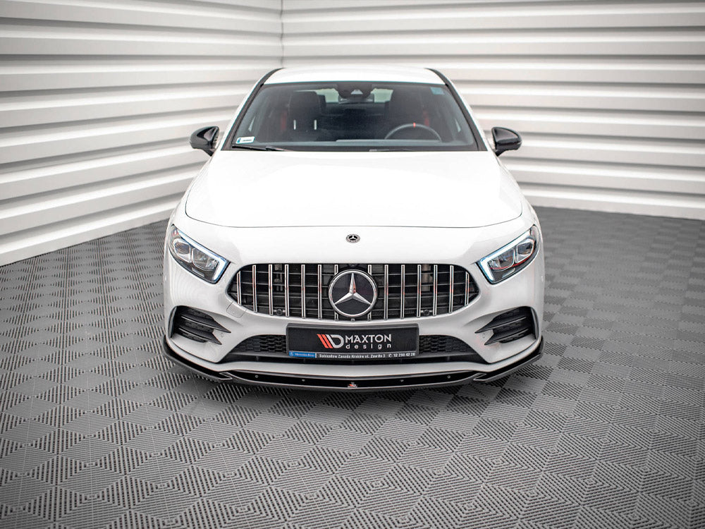 Front Splitter V.5 compatible with Mercedes A35 AMG / AMG Line W177