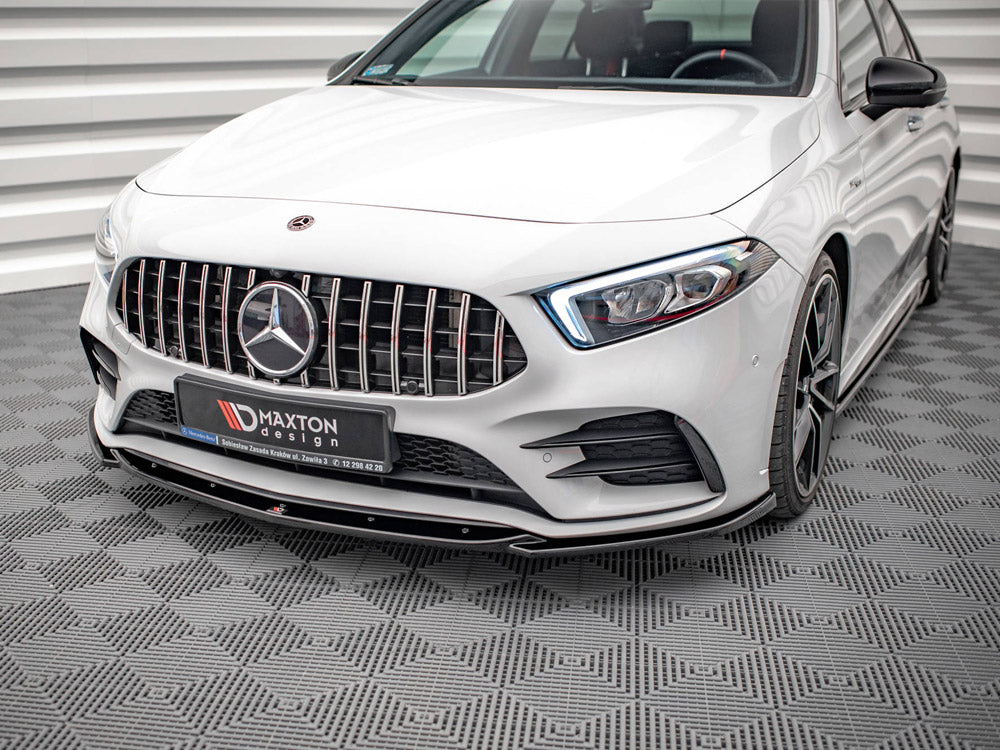 Front Splitter V.5 compatible with Mercedes A35 AMG / AMG Line W177