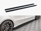 Side Skirts Diffusers V.2 compatible with Mercedes A35 AMG / AMG Line W177