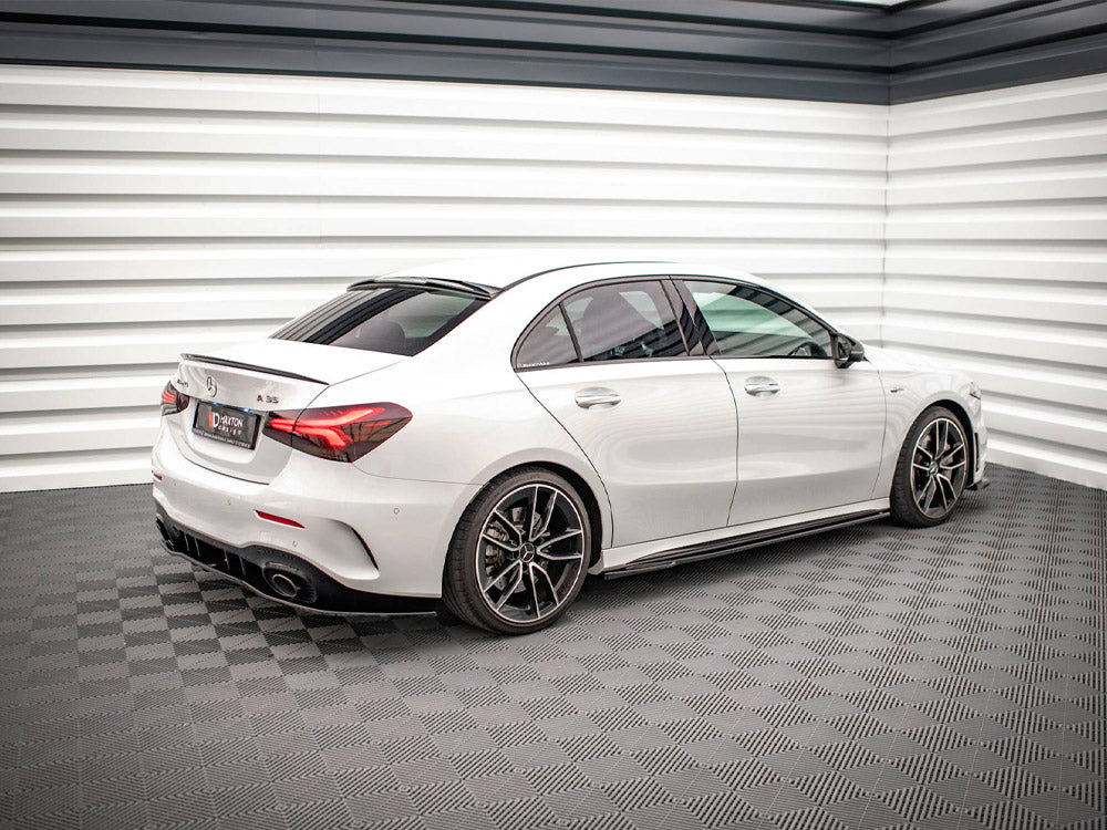 Side Skirts Diffusers V.2 compatible with Mercedes A35 AMG / AMG Line W177