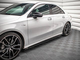 Side Skirts Diffusers V.2 compatible with Mercedes A35 AMG / AMG Line W177