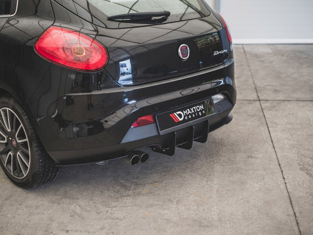 Rear Diffuser compatible with Fiat Bravo Sport Mk2 (2007-2014)