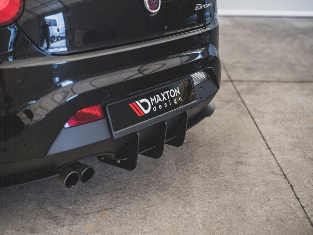 Rear Diffuser compatible with Fiat Bravo Sport Mk2 (2007-2014)