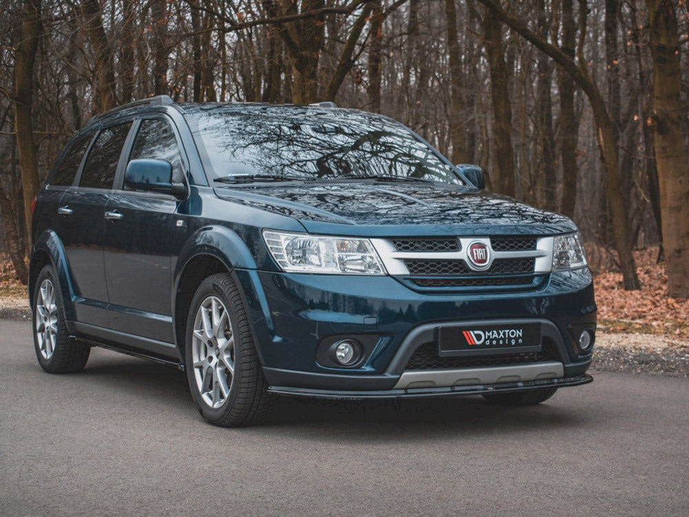Front Splitter compatible with Fiat Freemont (2011-2015) - Carbon Look