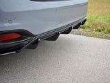 Rear Valance compatible with Fiat Tipo S-Design SW - Carbon Look