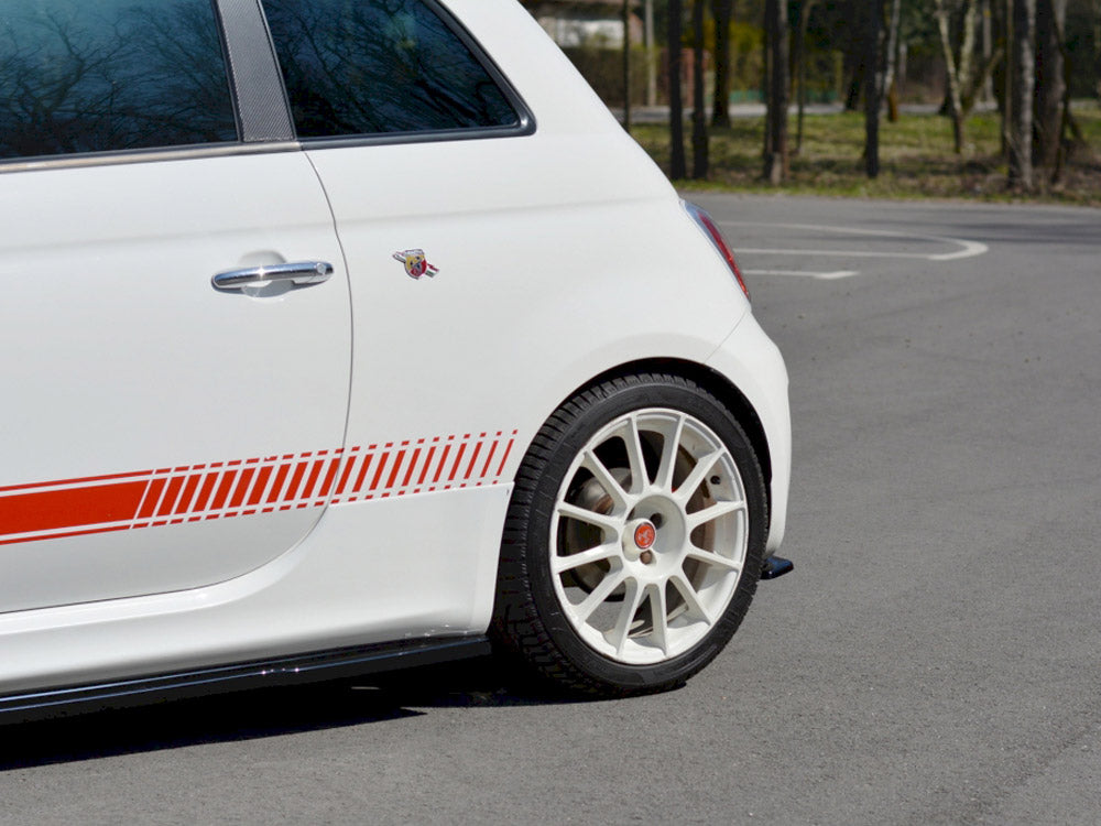 Rear Side Splitters V.1 compatible with Abarth 500 Mk1