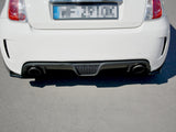 Rear Side Splitters V.1 compatible with Abarth 500 Mk1