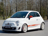 Side Skirts Diffusers compatible with Abarth 500 Mk1