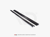 Side Skirts Diffusers compatible with Abarth 500 Mk1