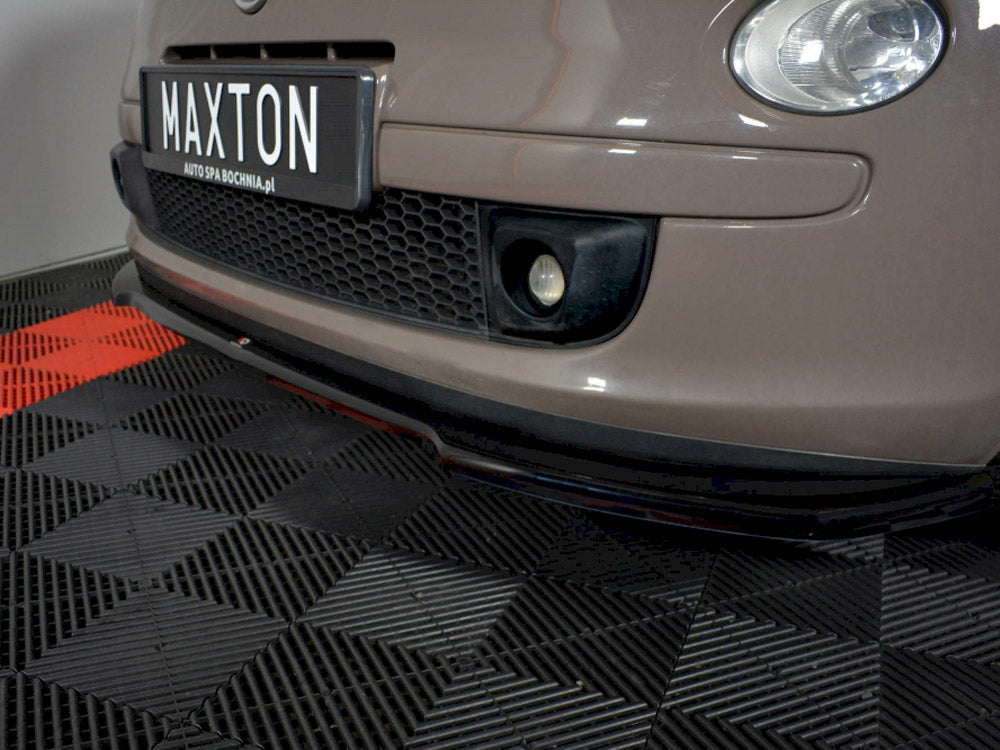 Front Splitter V.2 compatible with Fiat 500 Pre-facelift (2007-2014)