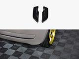 Rear Side Splitters compatible with Fiat 500 Pre-facelift (2007-2014) - Carbon Look