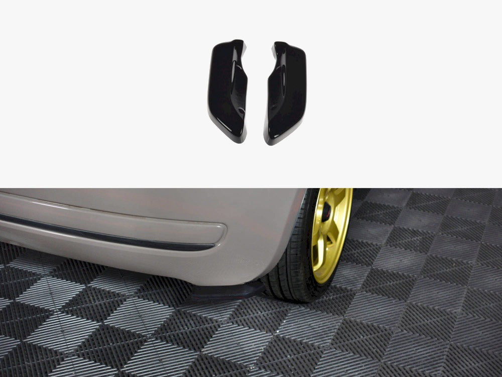 Rear Side Splitters compatible with Fiat 500 Pre-facelift (2007-2014)