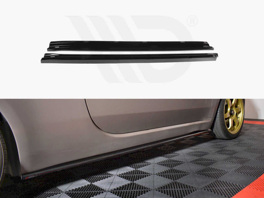 Side Skirts Splitters Fiat 500 Pre-facelift (2007-2014)